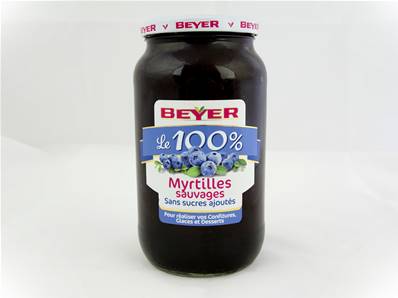 Myrtilles sauvages 100% de fruits 1kg