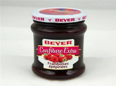 Confiture Extra Framboises Epépinées 370g