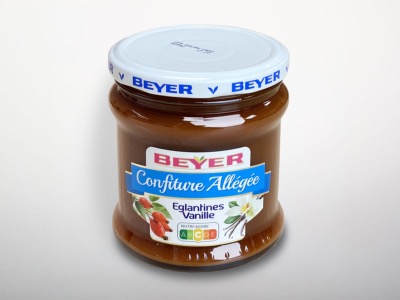 Confiture Extra Allégée Eglantines-Vanille