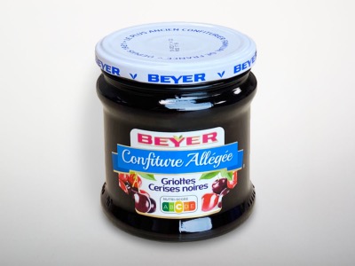 Confiture Extra Allégée Cerises Noires-Griottes