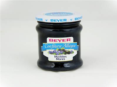 Confiture Extra Allégée Myrtilles-Mûres