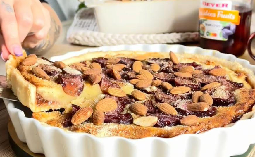 Tarte aux quetsches revisit
