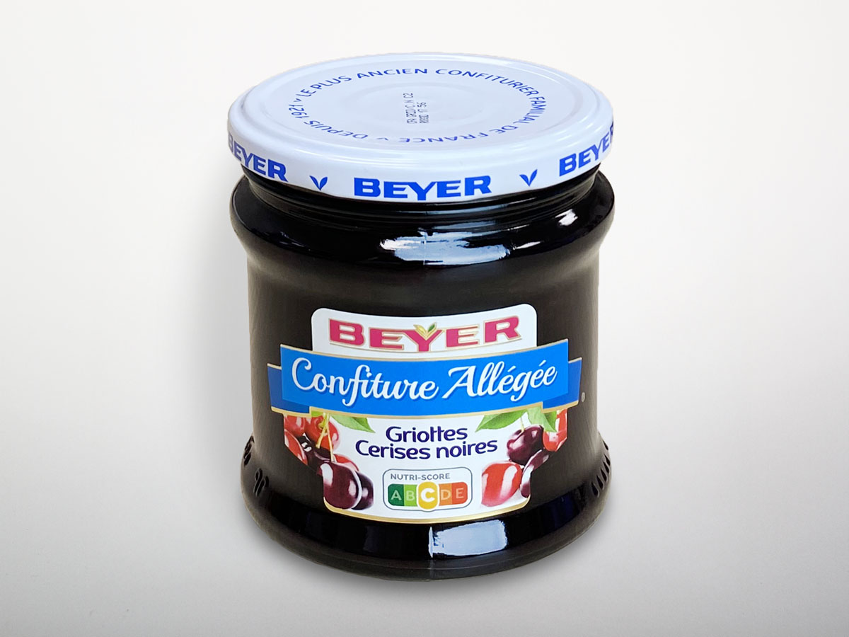 Confiture Extra Allégée Cerises Noires-Griottes