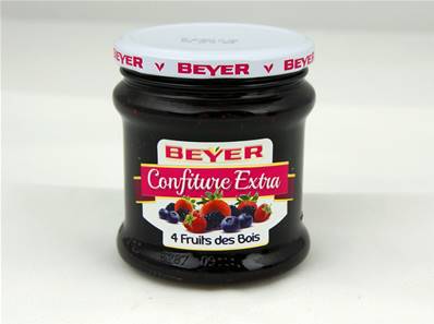 Confiture Extra 4 Fruits des Bois 370g