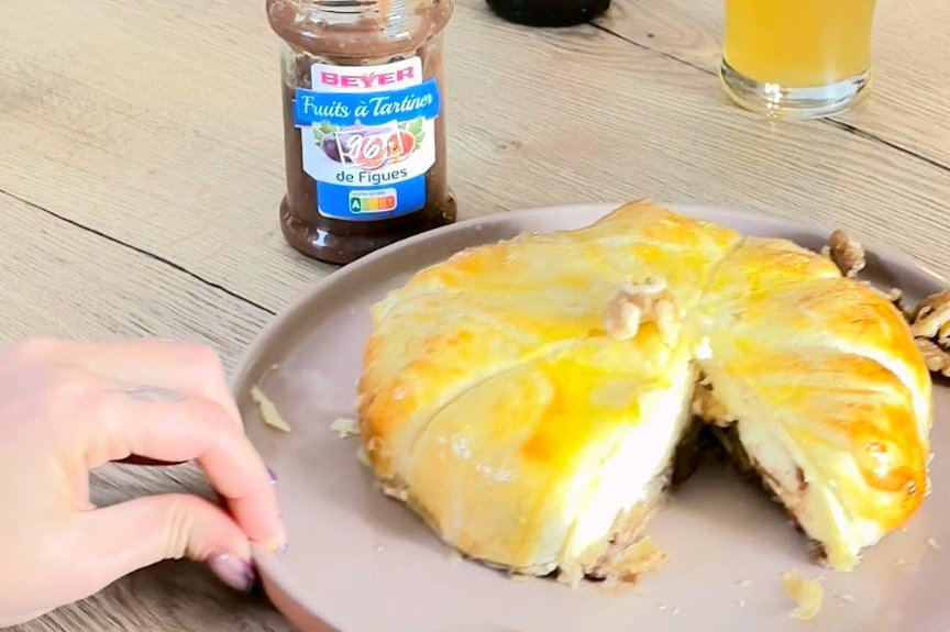 Feuillet fromage figues