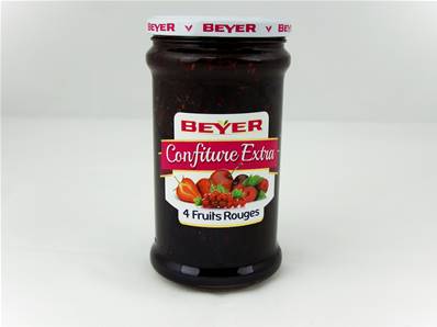 Confiture Extra de 4 Fruits Rouges 740g