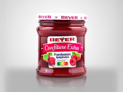 Confiture Extra Framboises Epépinées 370g