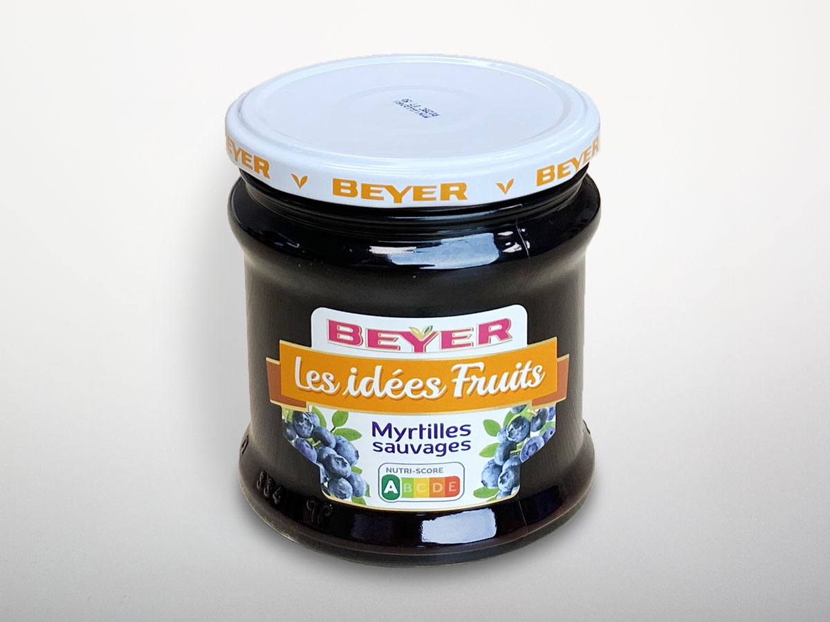 Myrtilles sauvages au naturel 32cl