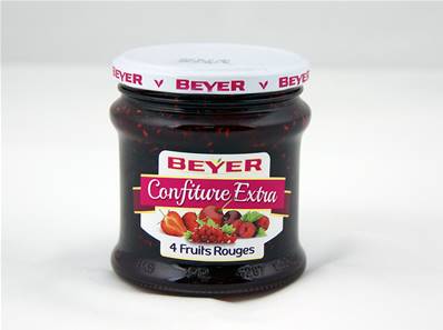 Confiture Extra 4 Fruits rouges 370g