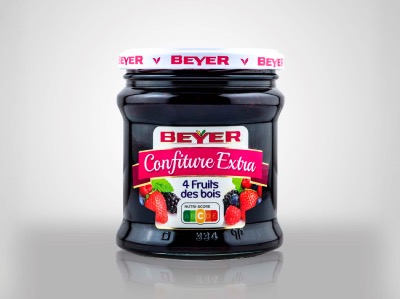 Confiture Extra 4 Fruits des Bois 370g