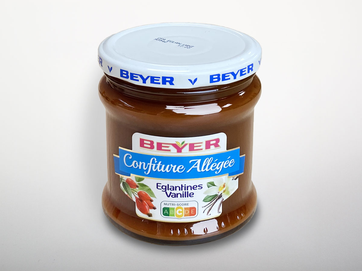 Confiture Extra Allégée Eglantines-Vanille