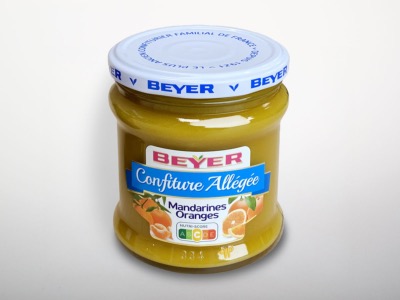 Confiture Extra Allégée Mandarines-Oranges Douces