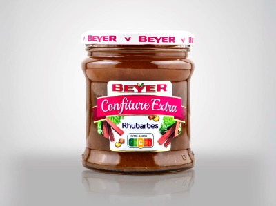 Confiture Extra Rhubarbes 370g