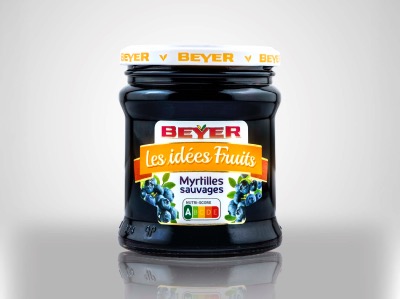Myrtilles sauvages au naturel 32cl