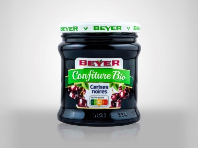 Confiture Extra Cerises noires BIO 370g