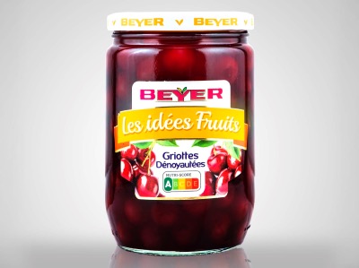 Griottes dénoyautées préservées 66cl